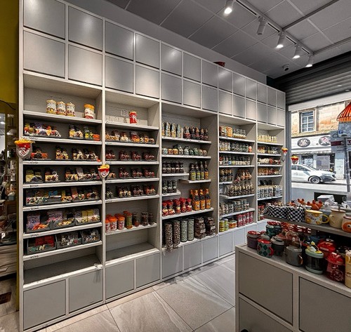 Retail shop slatwall wall - slatwall,