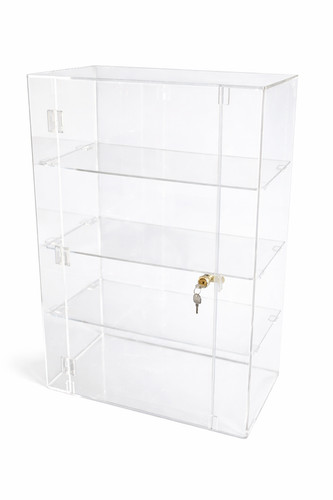 Lockable clear acrylic display - lockable,