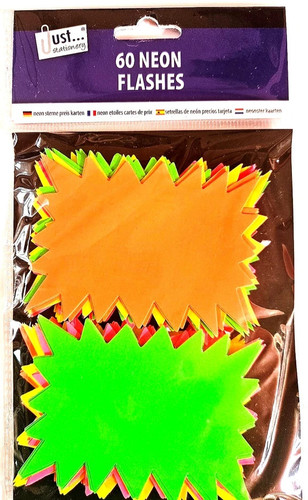 Neon fluorescent flashes - 60,