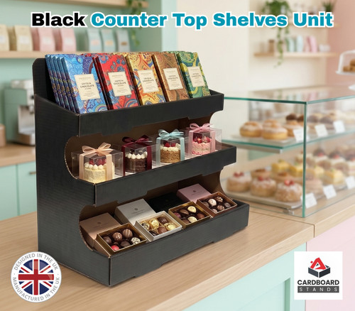 Black shop counter - shop, top