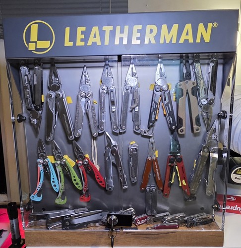 Leatherman shop display - leatherman,