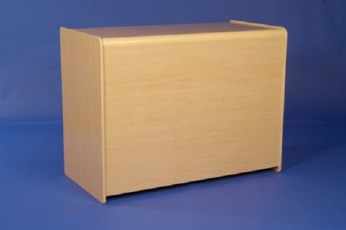 Maple display counter with - maple,
