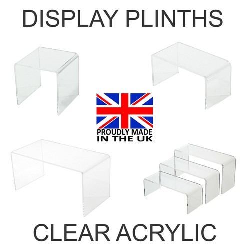Acrylic clear display plinths - display,