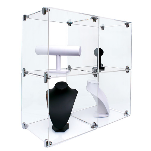 Acrylic cube display counter - acrylic,