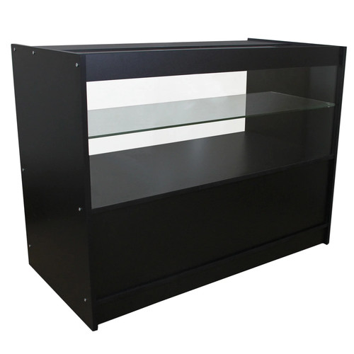 Shop counter black storage - black,